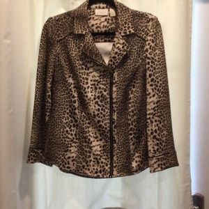 Chico’s leopard jacket 0/4